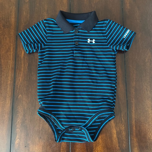Under Armour Other - Under Armour Striped Baby Onesie 9-12 months